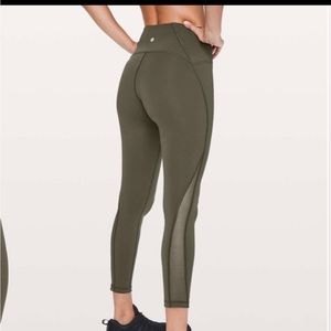 Lululemon Train Times 7/8 Pant *25" Dark Olive 4